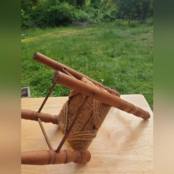 Rare Vintage Wood Ladder Back Quilted nest Seat Doll Teddy Bear Chair. - Picture 8 of 13